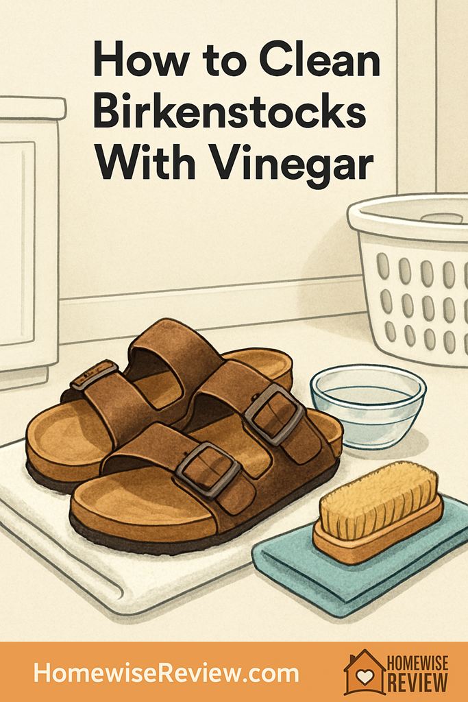 How to clean Birkenstocks with vinegar