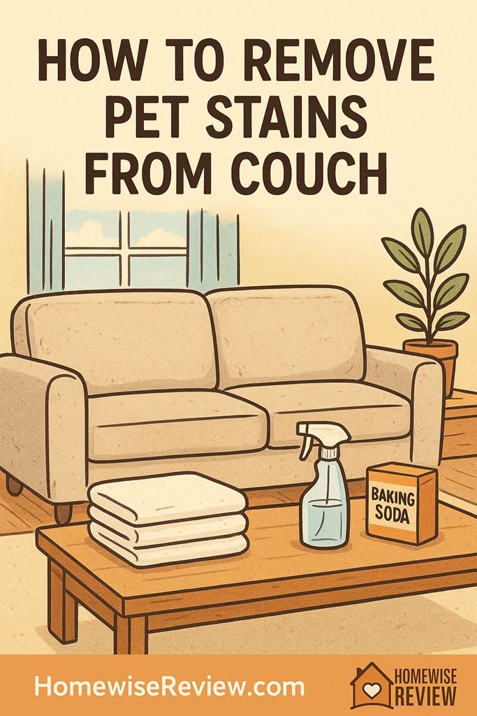 How to remove pet stains from couch