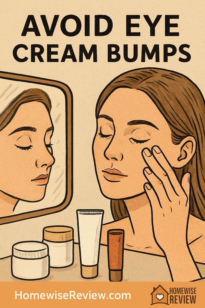 eye cream bumps