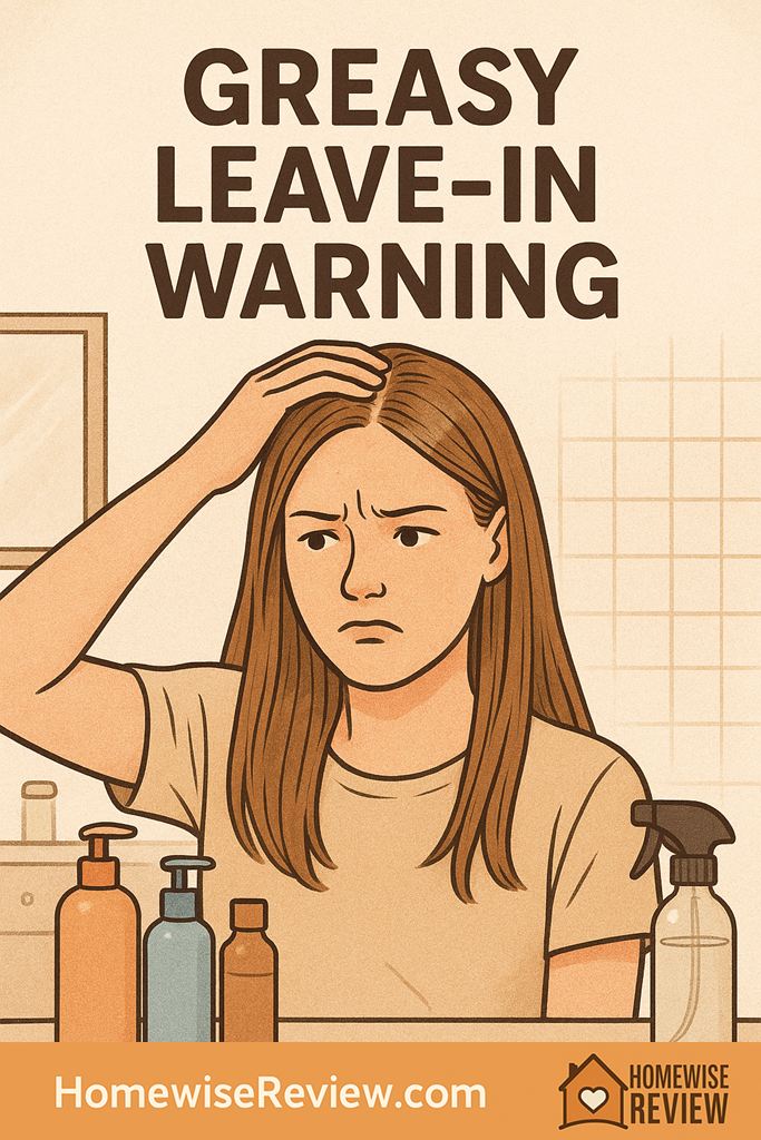 leave in conditioner greasy complaints
