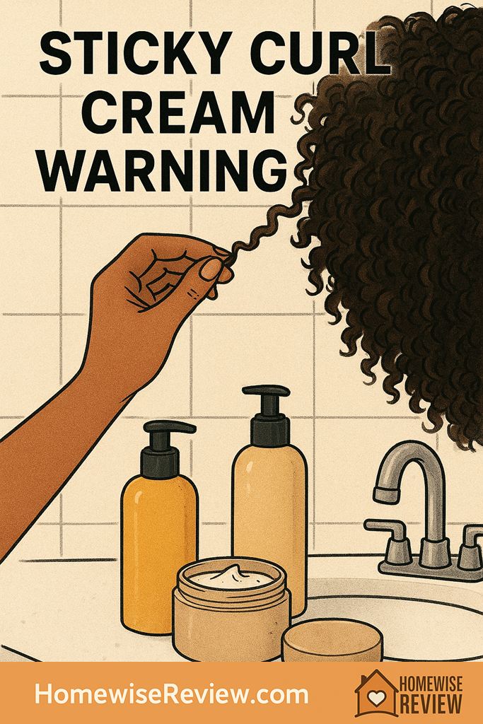 curl cream sticky complaints