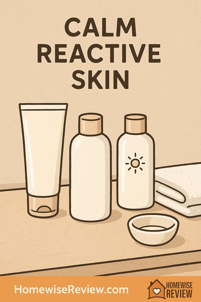 minimal routine for reactive skin