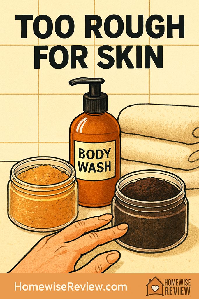 scratchy body scrub complaints